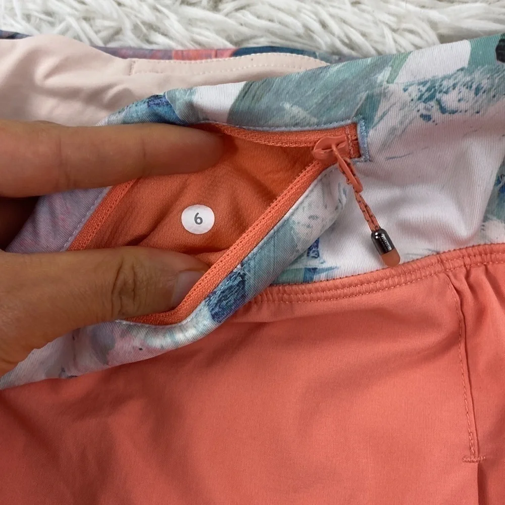 Lululemon Pace Rival Skirt II *4-way Stretch (Regular) Plum Peach / Blushed Illu
